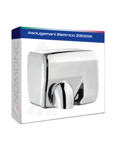 Asciugamani elettrico 2300W Acciaio inossidabile