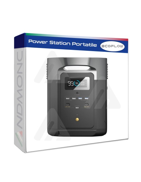 EcoFlow Power Station Portatile Delta Max 2000 2kwh 4600W WIFI+BT