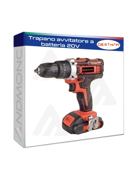Trapano avvitatore a batteria 20V destman dt-8850D