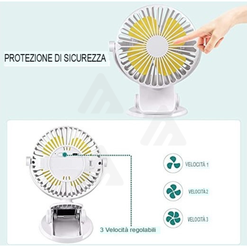 Mini Ventilatore usb, Portatile Ventilatore...