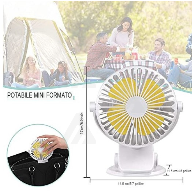 Mini Ventilatore usb, Portatile Ventilatore...