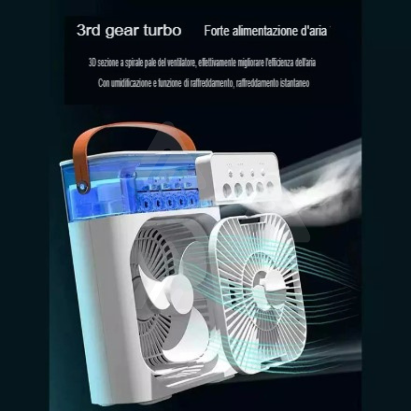 Ventilatore 2in1 e condizionatore portatile...