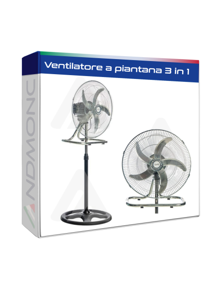 Ventilatore a piantana 3 in 1