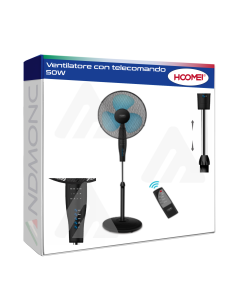 Ventilatore con telecomando 50W hm-8660P