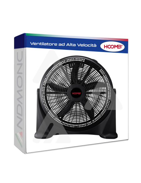 Ventilatore ad Alta Velocità Potenza 100W Diametro Pale 50 Cm HM-8276