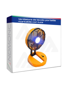 Ventilatore da tavolo portatile ricaricabile per interni...