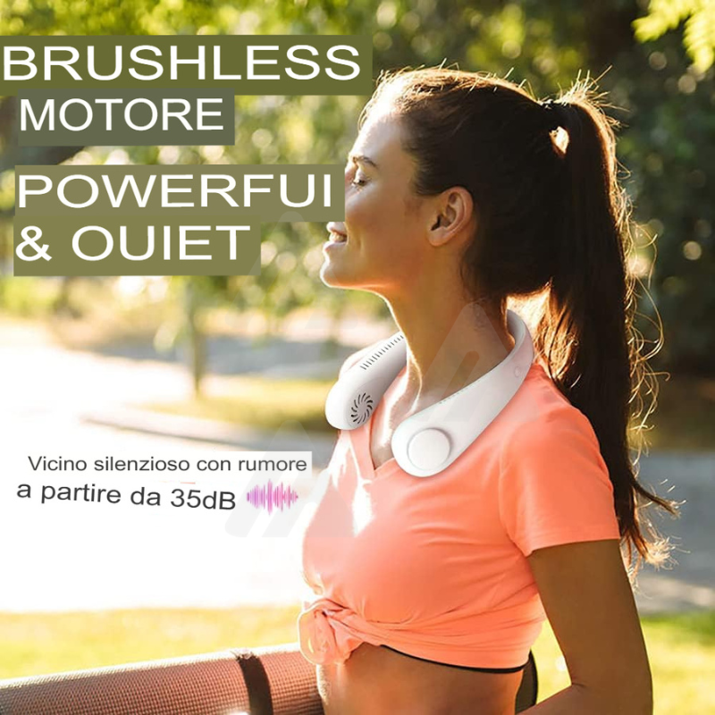 Ventilatore portatile da collo ricaricabile...