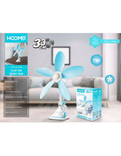 Ventilatore con clip hm-8125B 2
