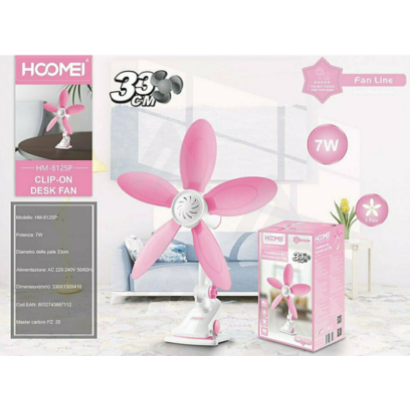 Ventilatore con clip hm-8125P