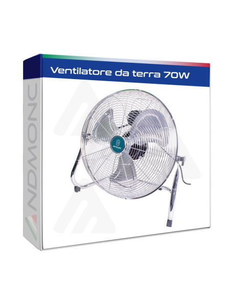 Ventilatore da terra 70W 3 Velocità