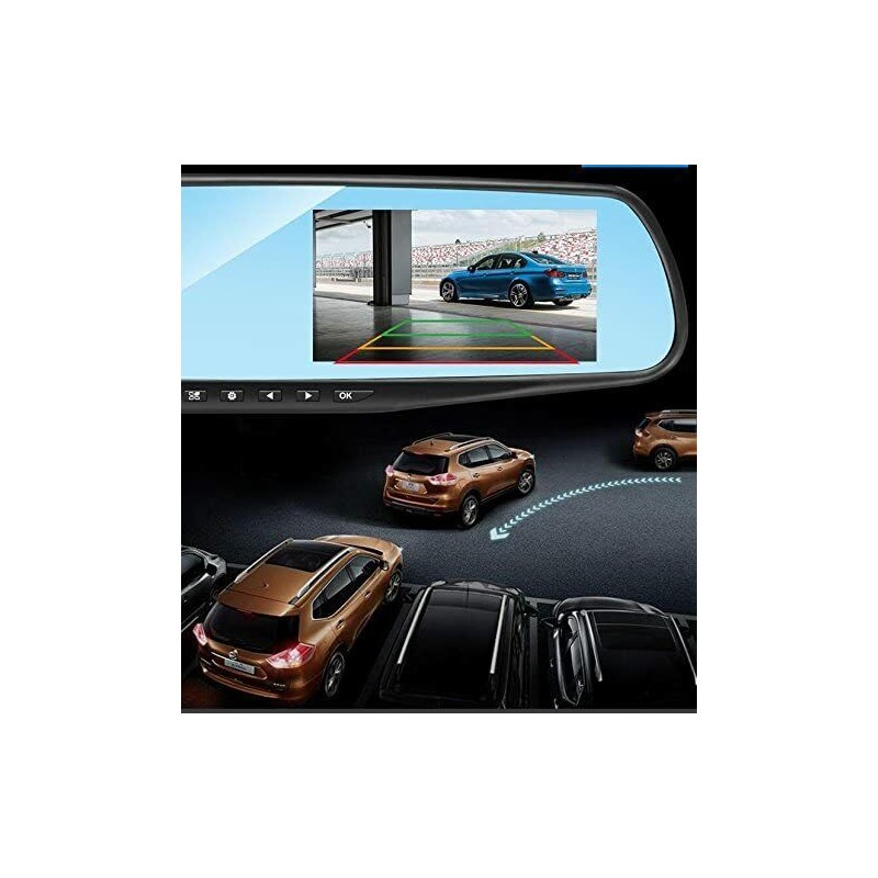 DVR Auto 1080P Monitor specchietto videocamera...