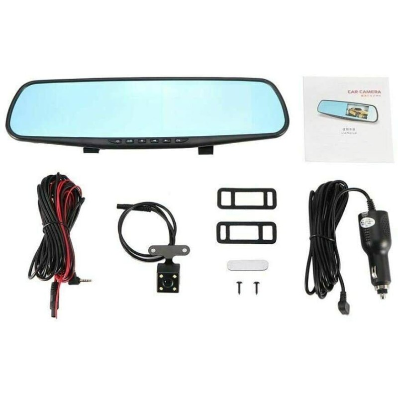 DVR Auto 1080P Monitor specchietto videocamera...