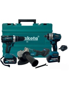 Kit 3 in 1 Trapano Avvitatore + Avvitatore a Impulsi +... 2