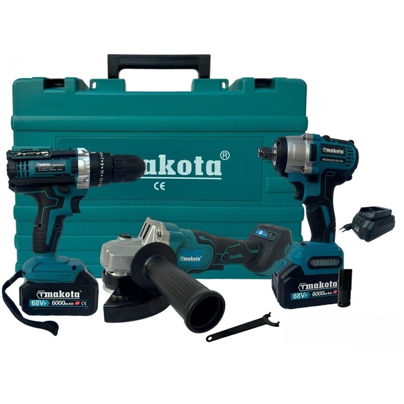 Kit 3 in 1 Trapano Avvitatore + Avvitatore a...