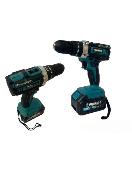 Kit 3 in 1 Trapano Avvitatore + Avvitatore a Impulsi + Smerigliatrice a Batteria