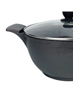 Set di Pentole Nero 20-24-28cm Cheffinger Rosa 6 pezzi 2