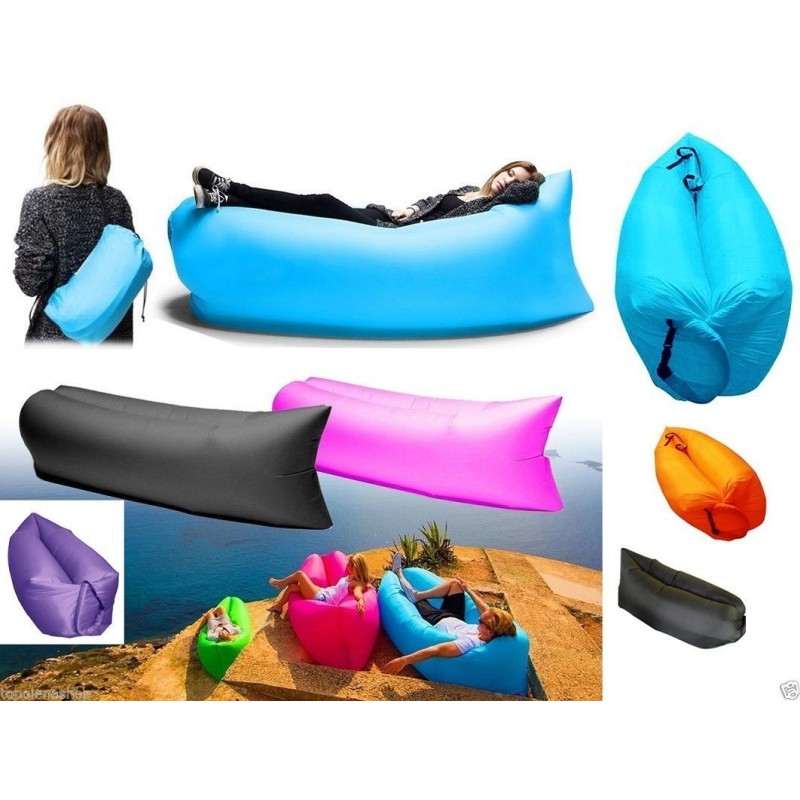 Materassino Sacco Pouf Gonfiabile a Banana...