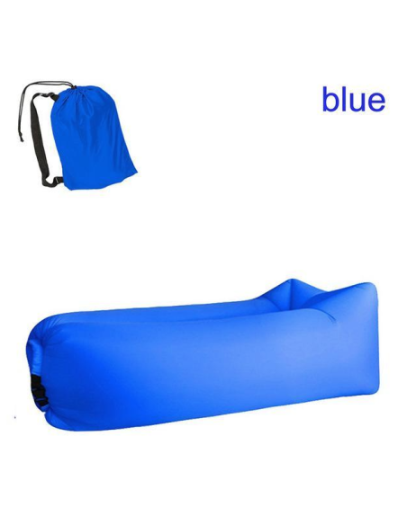 Materassino Sacco Pouf Gonfiabile a Banana Letto da Mare Spiaggia Campeggio