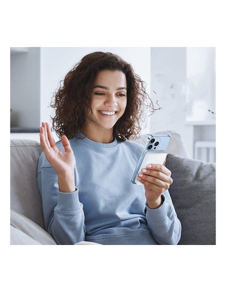 Power Bank Portatile Tecnologia QI 15Wh 5000mAh Caricatore Cellulare Smartphone