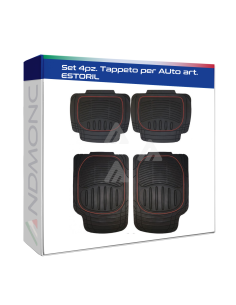 Set da 4pz. Tappeto per AUTO in pvc art. ESTORIL