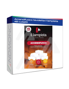 Accendifuoco tavoletta il lampista 48 cubetti