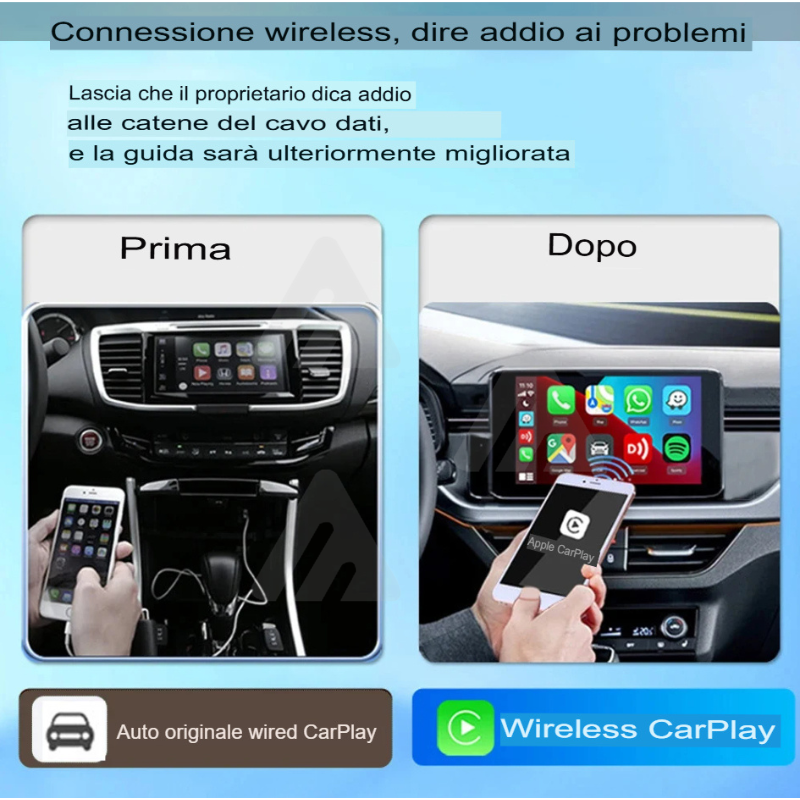 2 in 1 Mini Carplay & Android Auto Box