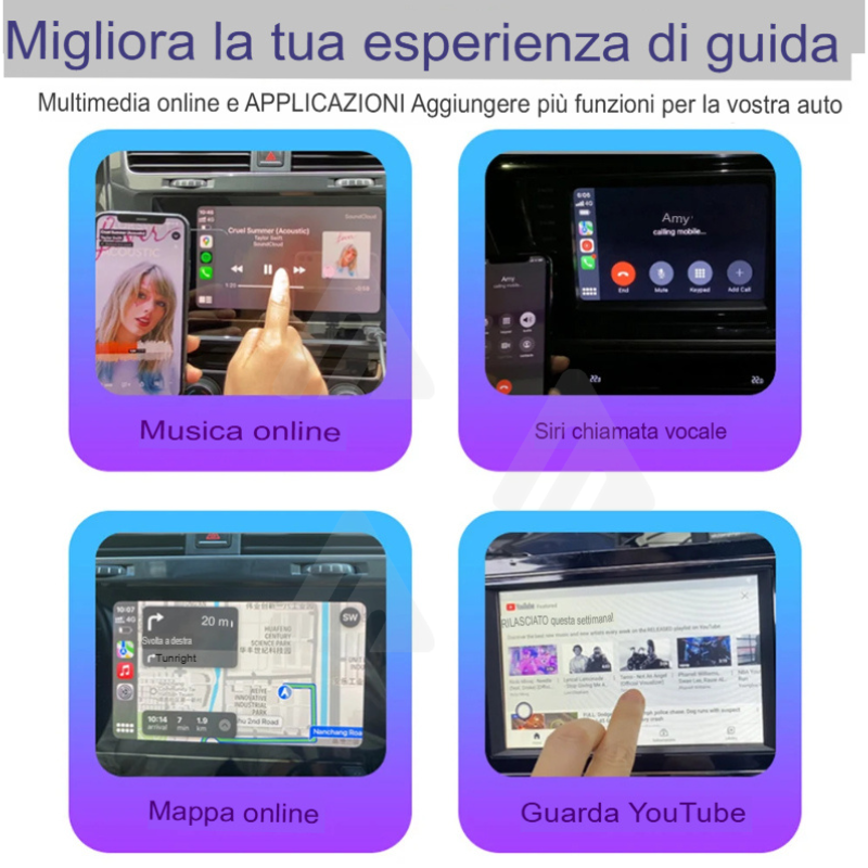 2 in 1 Mini Carplay & Android Auto Box