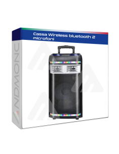 Cassa Altoparlante wireless bluetooth 10000W con due...