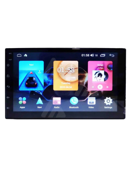 Autoradio 2din  BT Touch Screen 7.0", Android CARPLAY 4G/32G, Bluetooth, GPS, Wifi