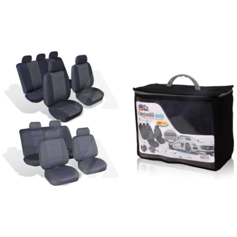 Set Completo Coprisedili Auto universali Grigi