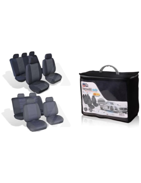 Set Completo Coprisedili Auto universali Grigi
