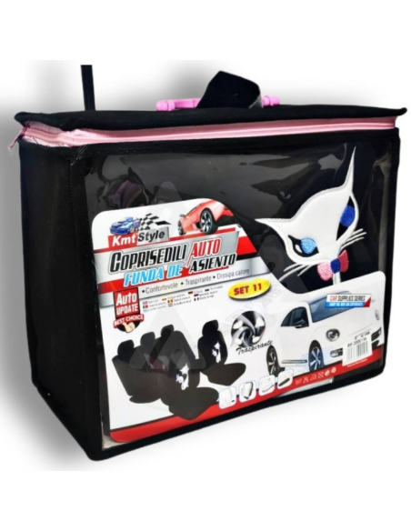 Set Completo Coprisedili Auto universali Gatto