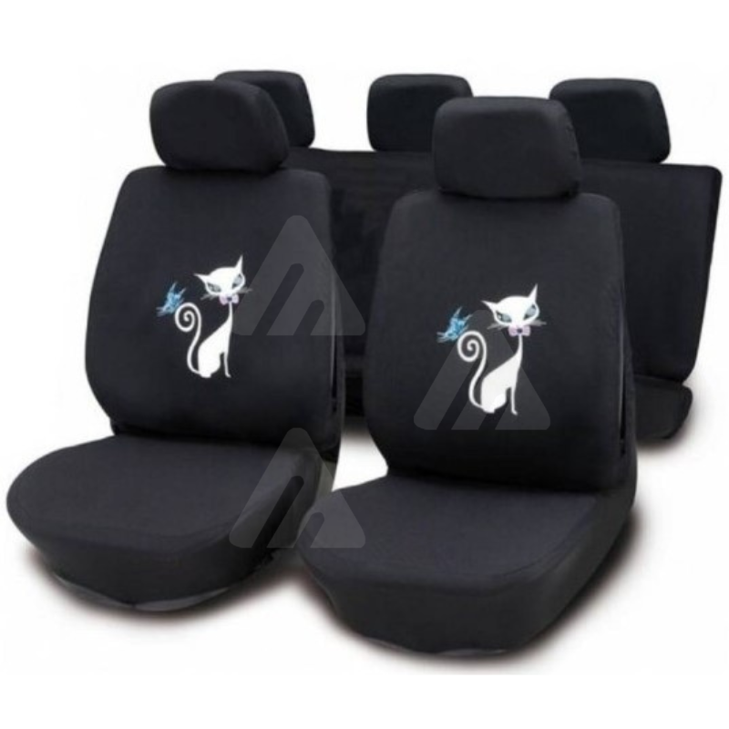 Set Completo Coprisedili Auto universali Gatto