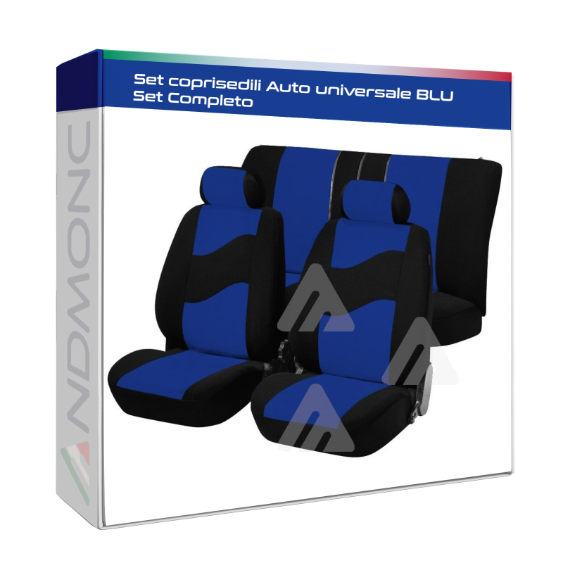 Set coprisedili Auto universale BLU