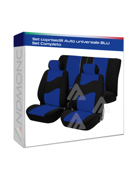 Set coprisedili Auto universale BLU