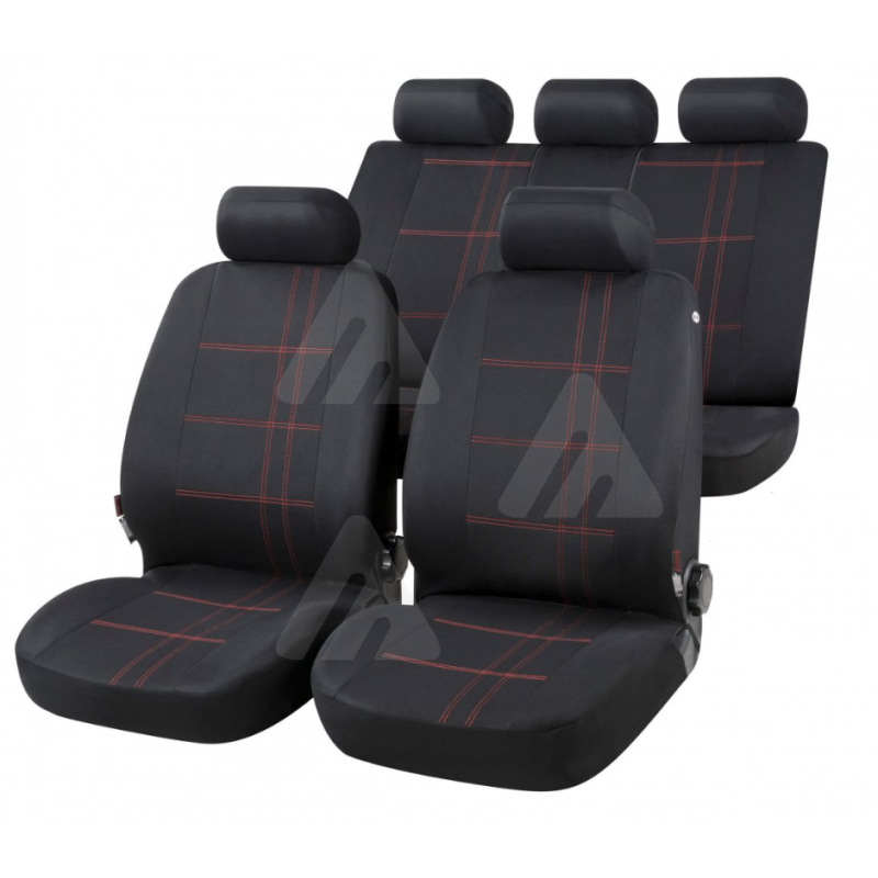 Set completo Coprisedile Boston Rosso