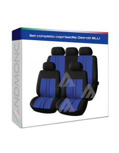Set completo coprisedile Detroit BLU
