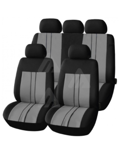 Set completo coprisedile Detroit Grigio 2