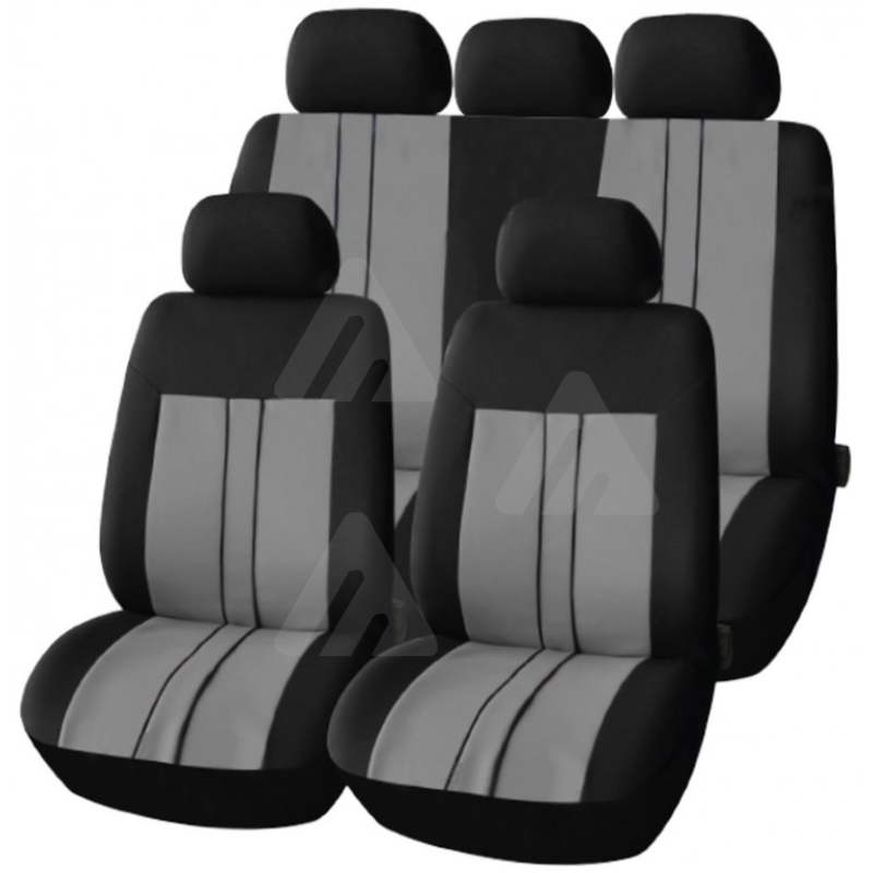 Set completo coprisedile Detroit Grigio