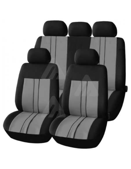 Set completo coprisedile Detroit Grigio