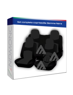Set completo coprisedile Gemma Nera