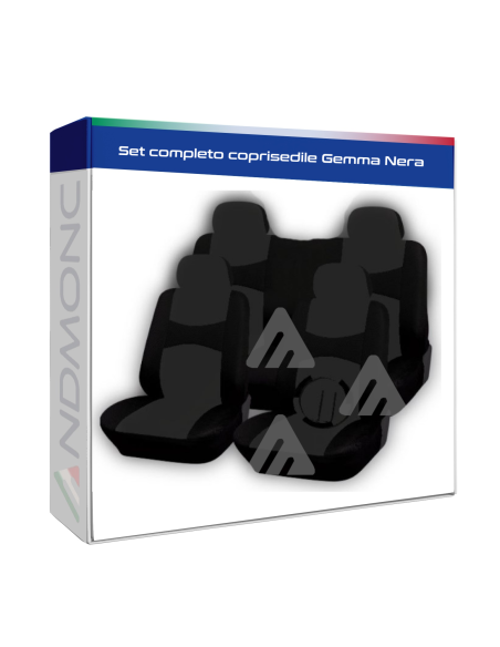 Set completo coprisedile Gemma Nera