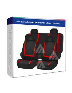 Set completo coprisedile Lipari Rosso
