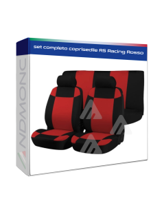set completo coprisedile RS Racing Rosso