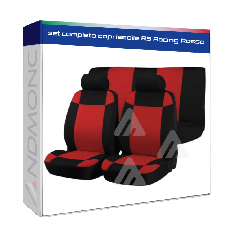 set completo coprisedile RS Racing Rosso