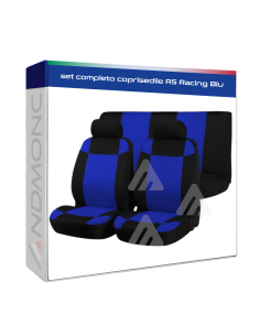set completo coprisedile RS Racing Blu