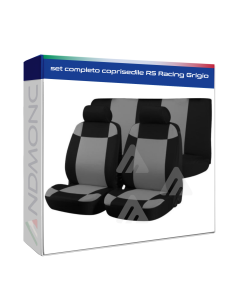 set completo coprisedile RS Racing Grigio