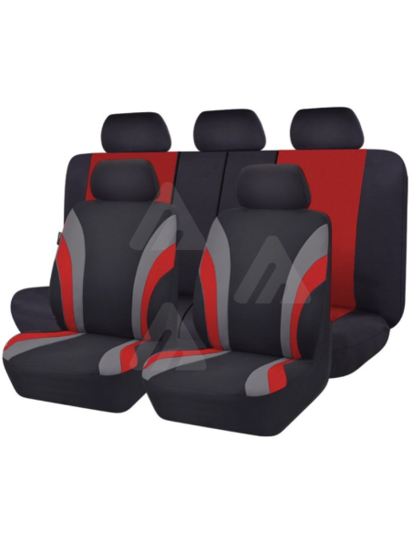 Set completo coprisedile stromboli Rosso