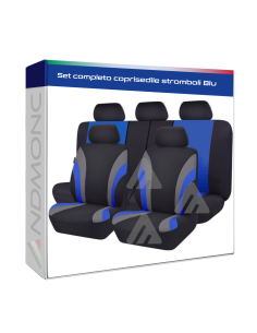 Set completo coprisedile stromboli Blu