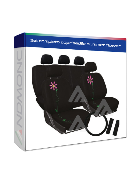 Set completo coprisedile summer flower
